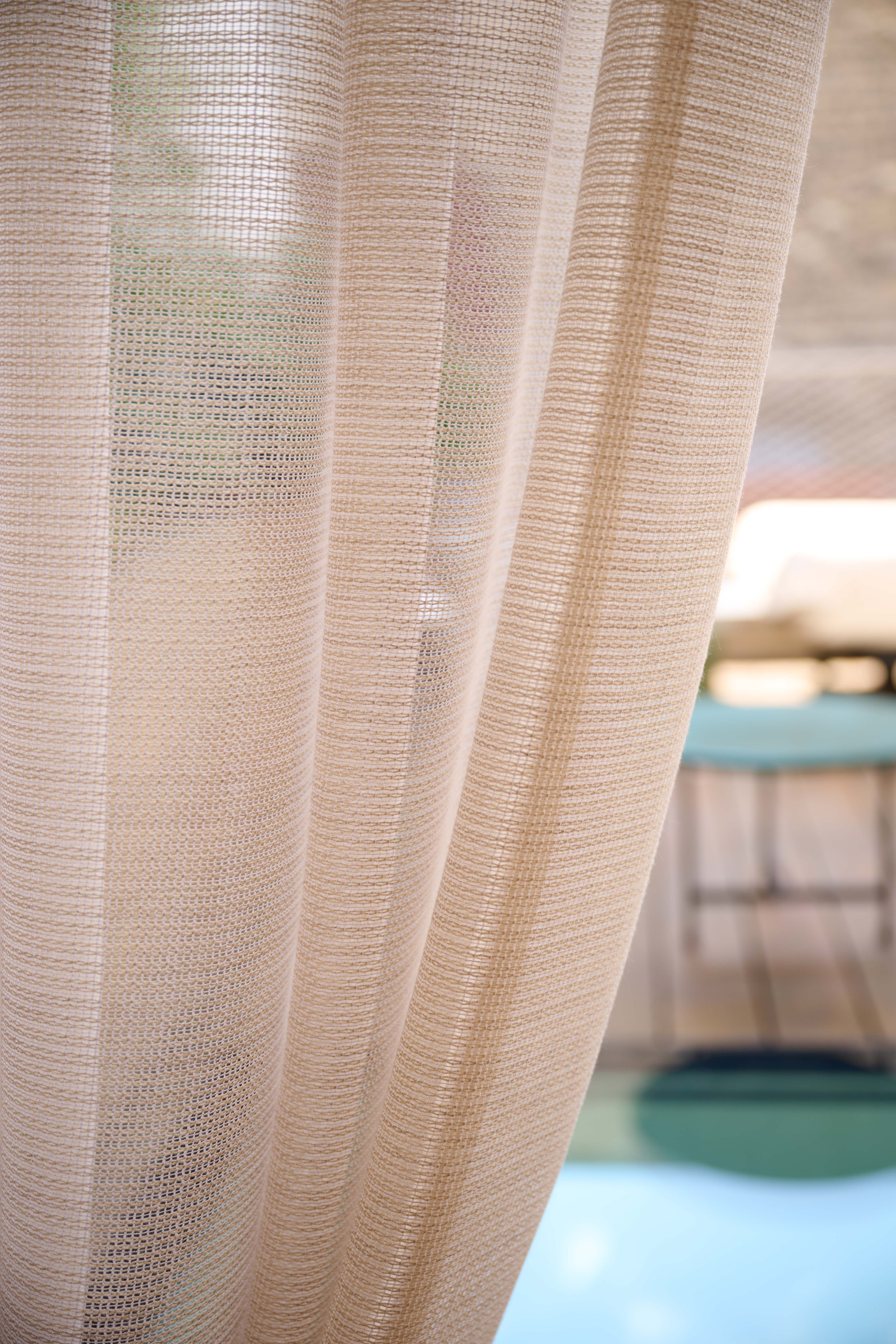 Rideau 3243-02 ZAATAR col. Naturel.